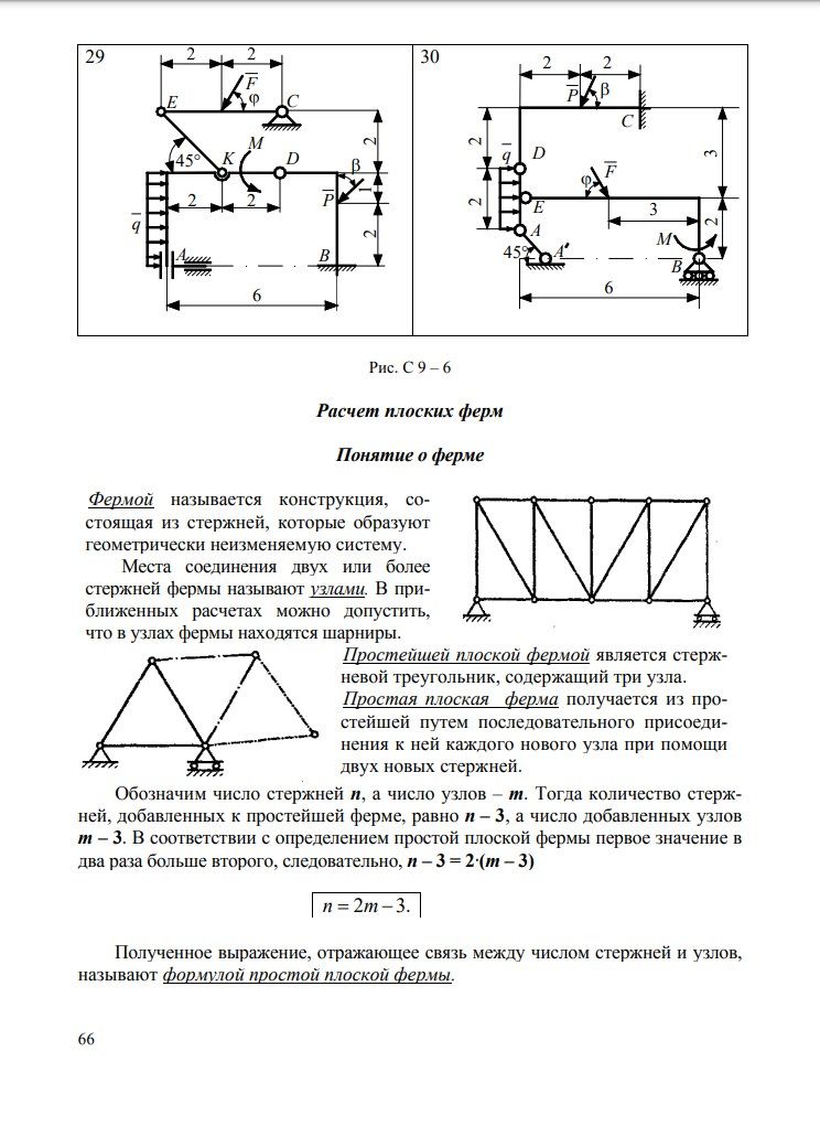 Решение задач по статике